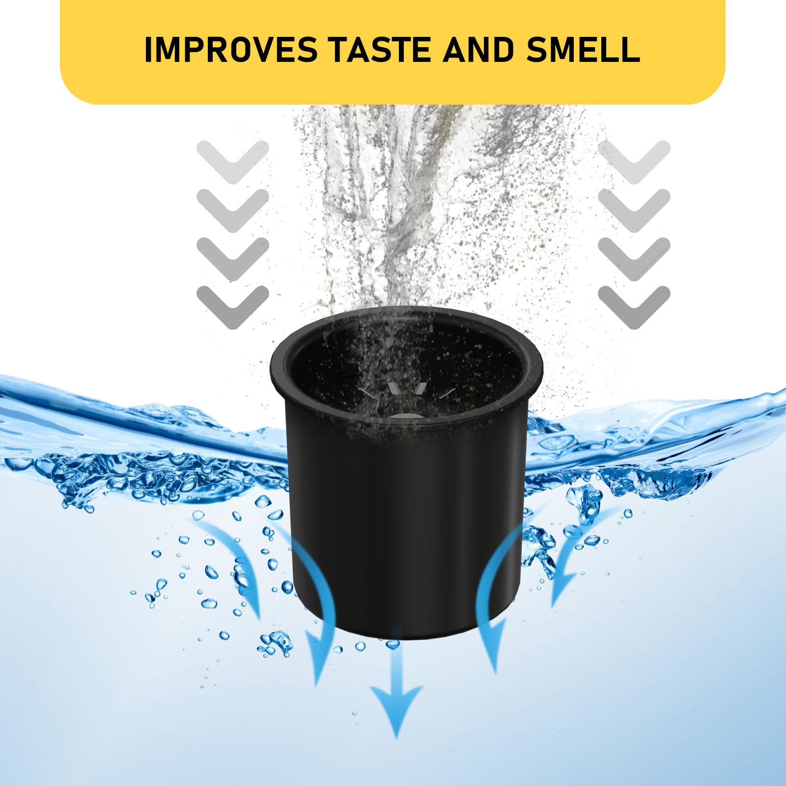 Zomixzo remineralization filter uses BPA-free food-grade materials for safe drinking water.