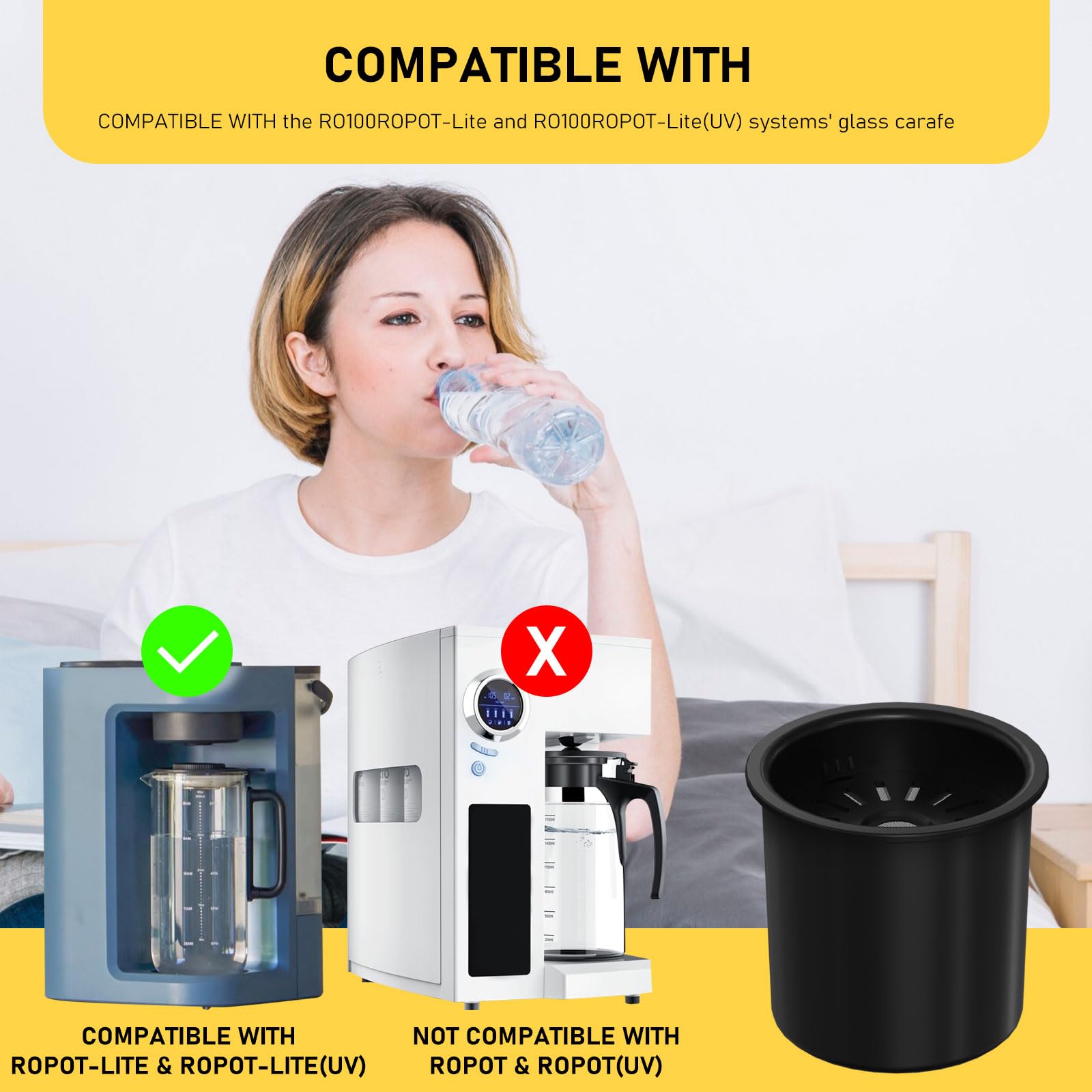 Zomixzo remineralization filter packaging shows a 4-pack for steady supply.