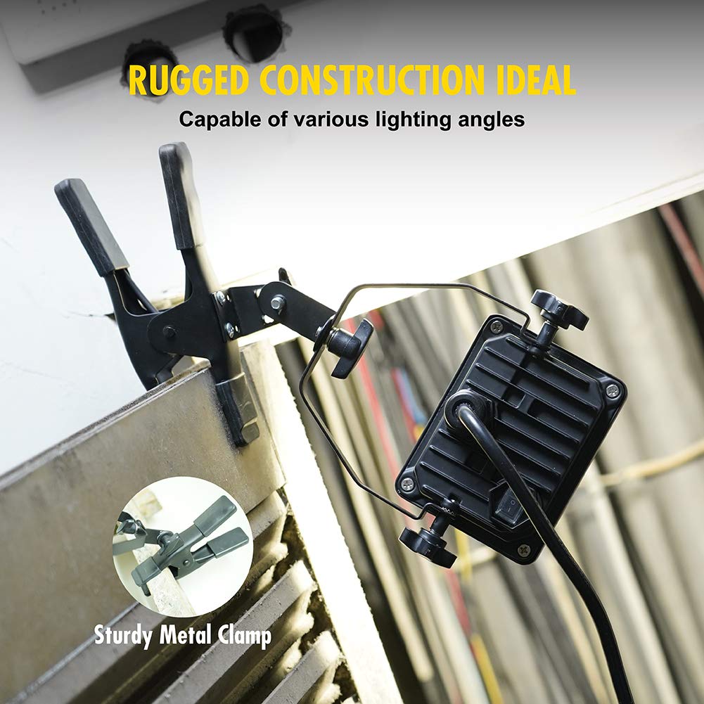 ZONE INDUSTRY CORP LED clamp light in wet locations for outdoor tasks