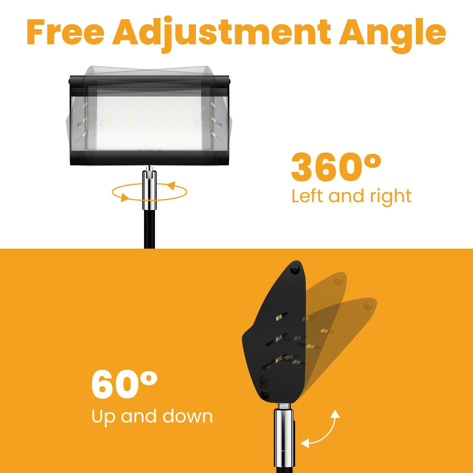 ZoneGrace included clamps and mounting brackets simplify quick installations.