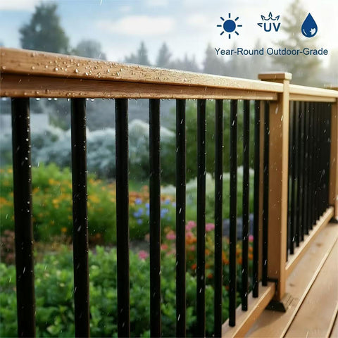 ZONEGRACE powder-coated aluminum finish resists weather