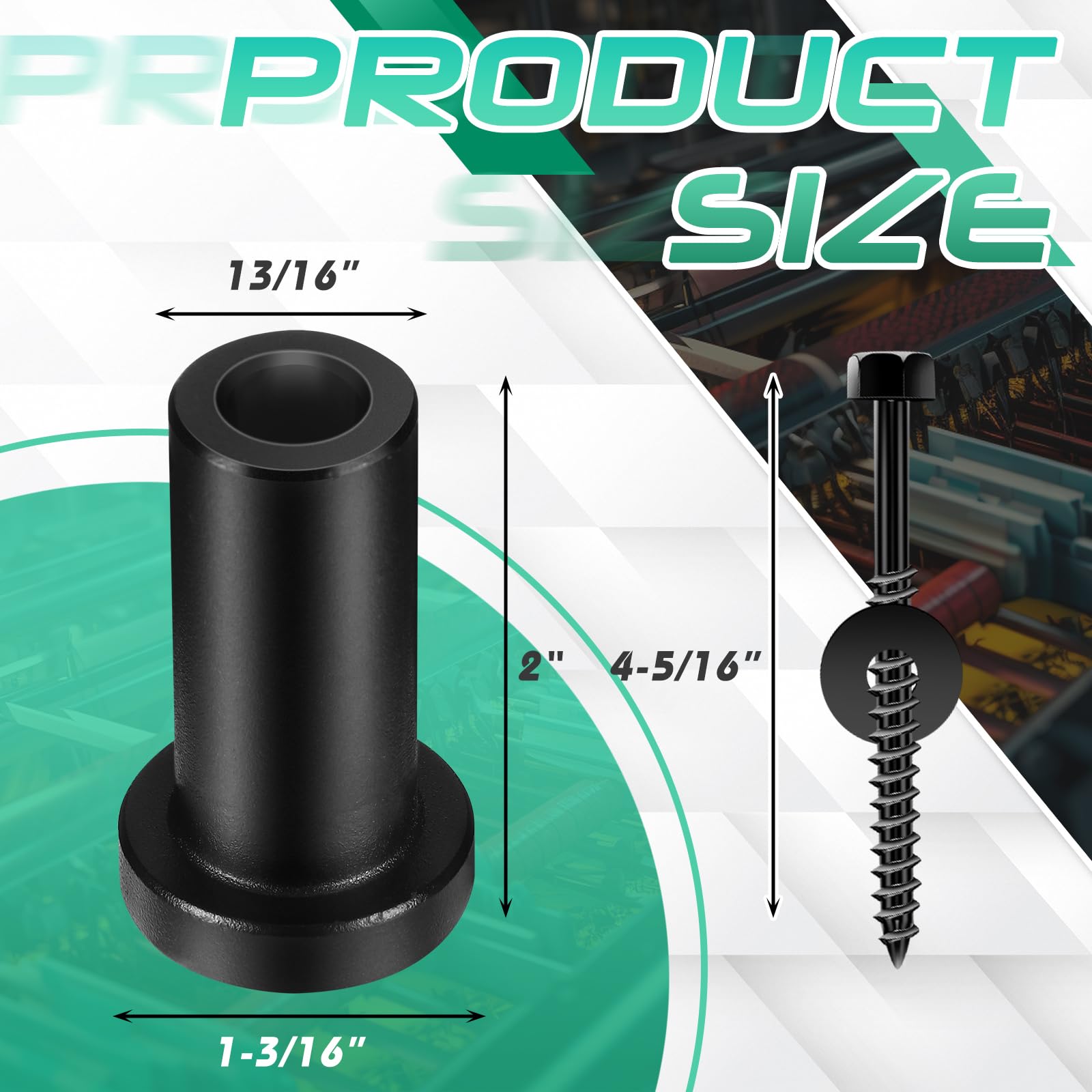 Zonon 2-inch spacer dimensions ensure precise track fit.