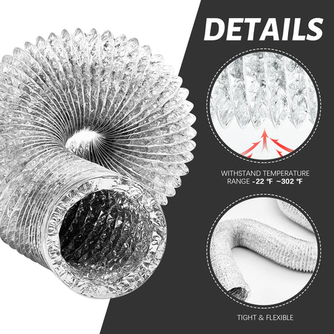 Zonon aluminum foil tape roll helps seal long vent runs.