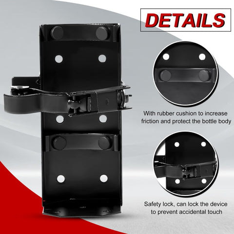 Zonon bracket with quick-release buckles enables fast access during urgent situations.