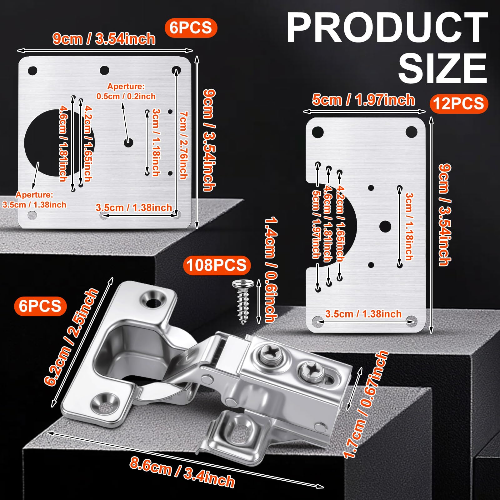 Zonon narrow hinge repair plate for precise reattachments.