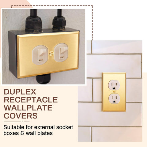 Zonon standard 4.5 x 2.76 inch outlet cover size for most outlets