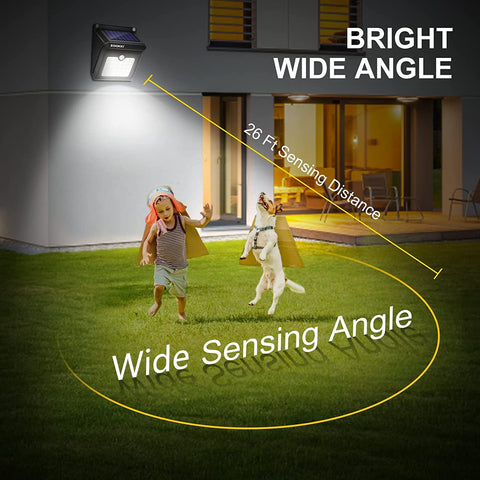 ZOOKKI motion sensor lights detect activity up to 26 feet for responsive lighting