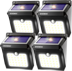 ZOOKKI 28-LED panel lights brighten walkways with vivid energy-efficient glow