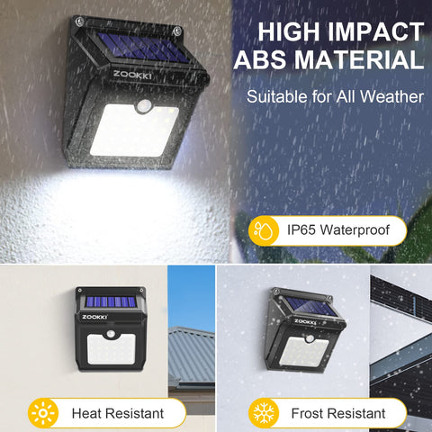 ZOOKKI ideal install height 6.5 to 13 feet for optimal sensor range