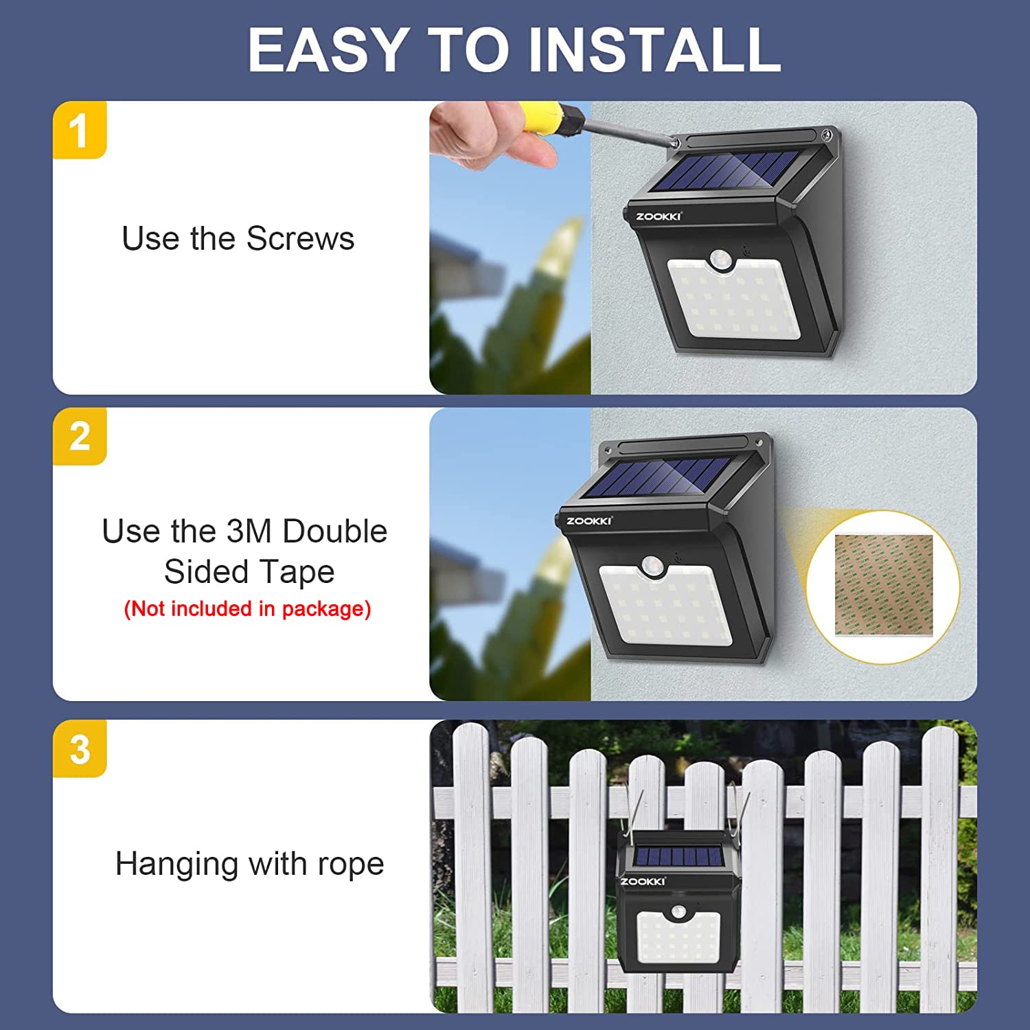 ZOOKKI rugged ABS housing for durable outdoor use