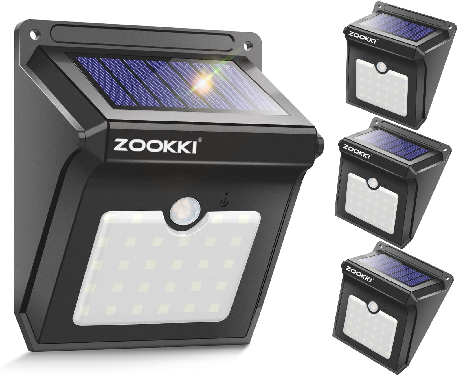 ZOOKKI all-weather solar lights perform in sun, snow, and rain