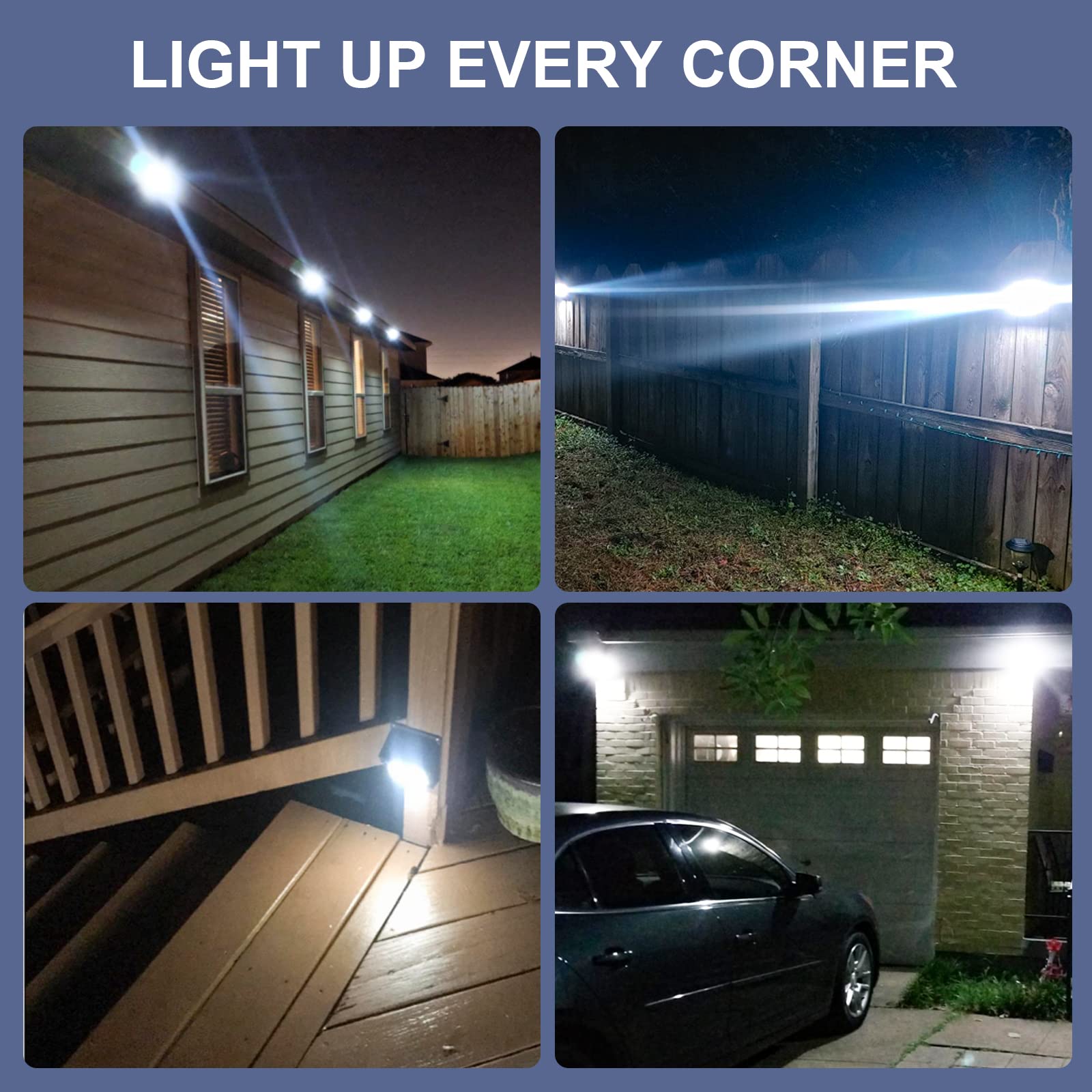 ZOOKKI IP65 waterproof outdoor lights withstand rain and harsh conditions