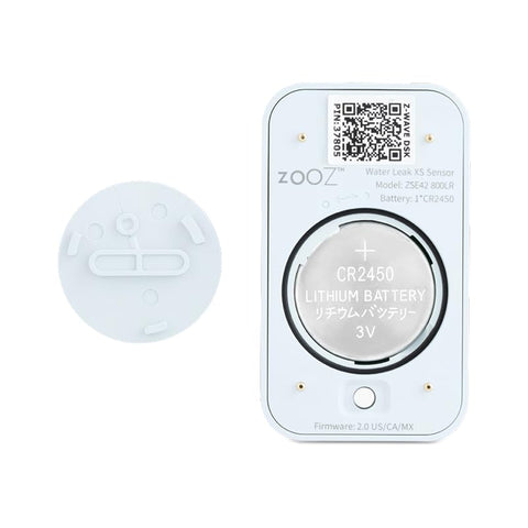 Zooz 800LR compact design sensor fits tight spaces for proactive leak prevention