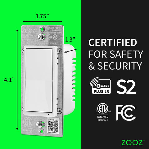 Zooz 800LR in use with hub illustrating voice control readiness.