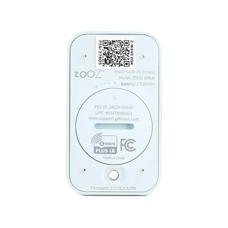 Zooz 800LR long-range Z-Wave communication enables reliable leak alerts