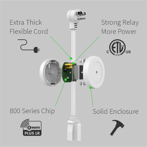 Zooz ZEN15 heavy-duty cord supports installations with limited outlet access