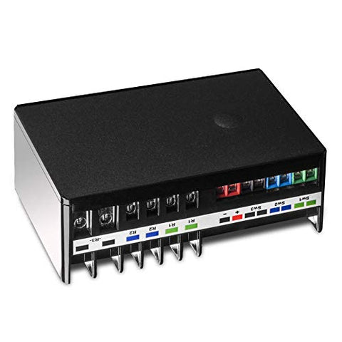 Zooz Zen16 800LR front view illustrating a compact, versatile Z-Wave relay hub.