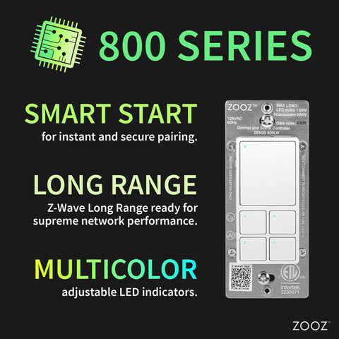 ZOOZ Zen35 800LR installation diagram for indoor wiring