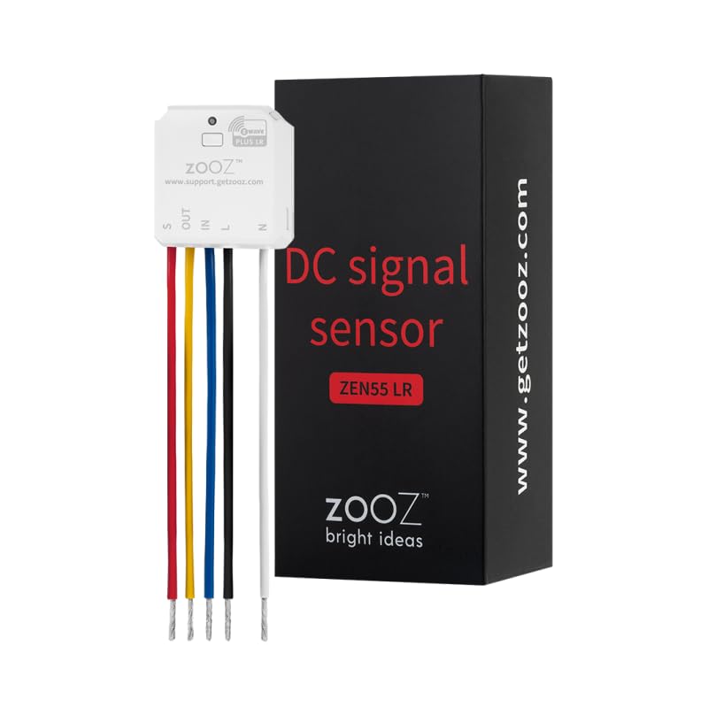 Zooz ZEN55 wiring diagram showing integration with interconnected detectors for alerts.
