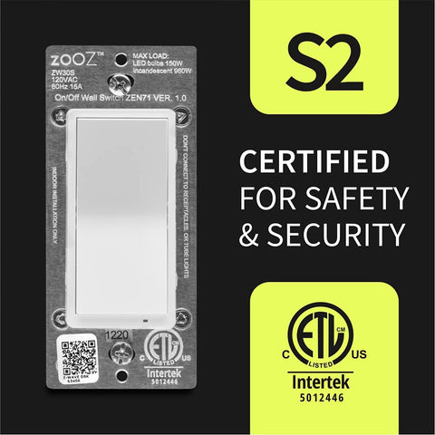 Zooz 800LR installation notes emphasize neutral wire requirement.