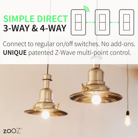 Zooz ZEN74 compact depth dimmer fits tight wall boxes