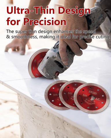 ZORUNNA diamond matrix blade extending life for frequent tile projects.