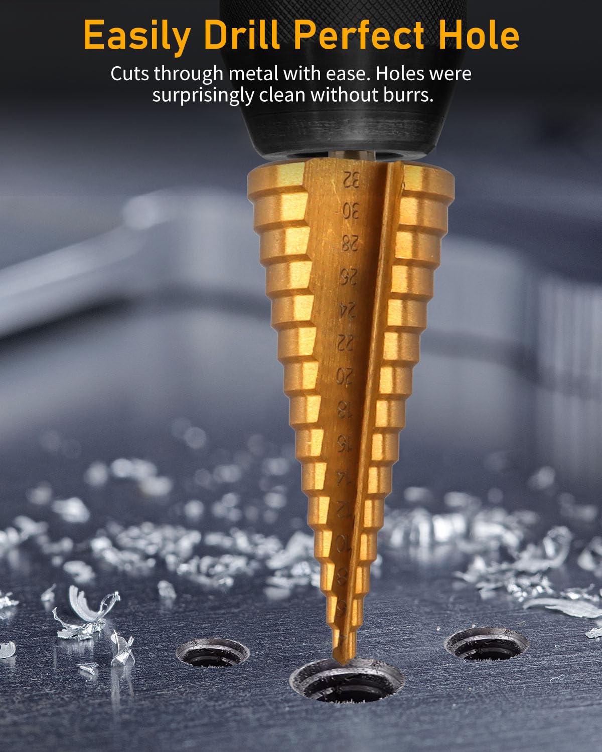 ZORUNNA automatic center punch helps start holes with precision