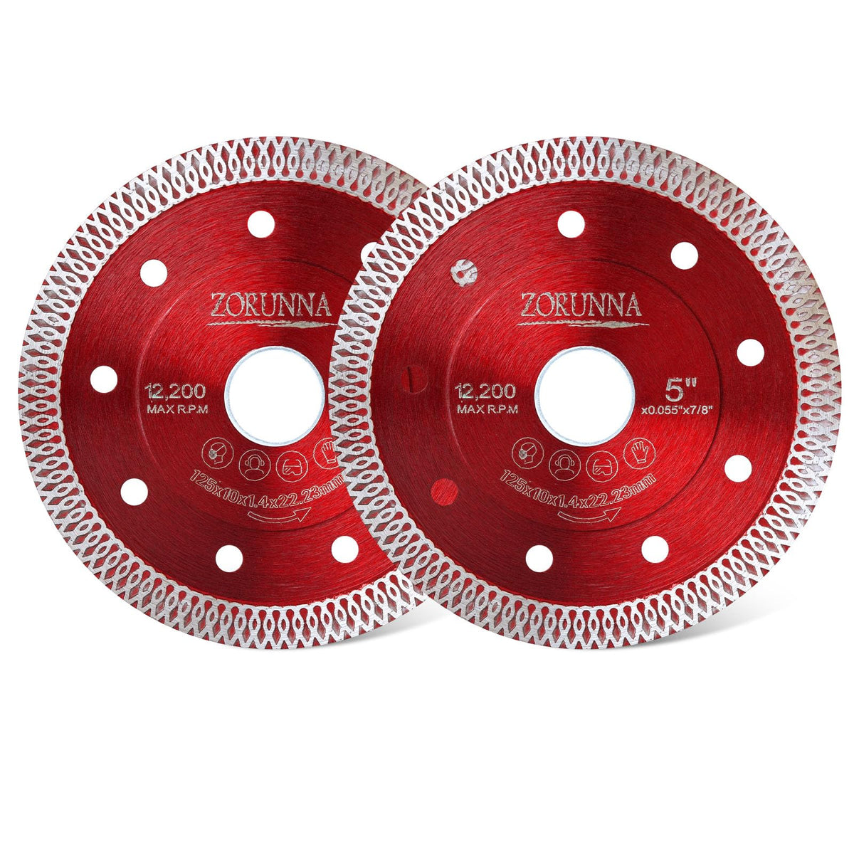 ZORUNNA diamond blade porcelain-cutting for clean porcelain edges