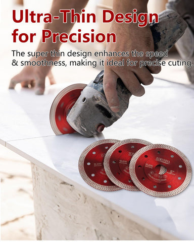 ZORUNNA blade supports wet and dry tile cutting