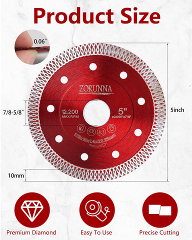 ZORUNNA diamond matrix extends blade life