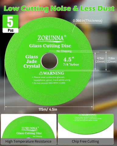 ZORUNNA 5-pack with conversion rings for versatile tool fitting.