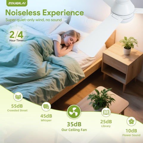 ZOUQILAI flush-mount design blends with low ceilings for clean looks.