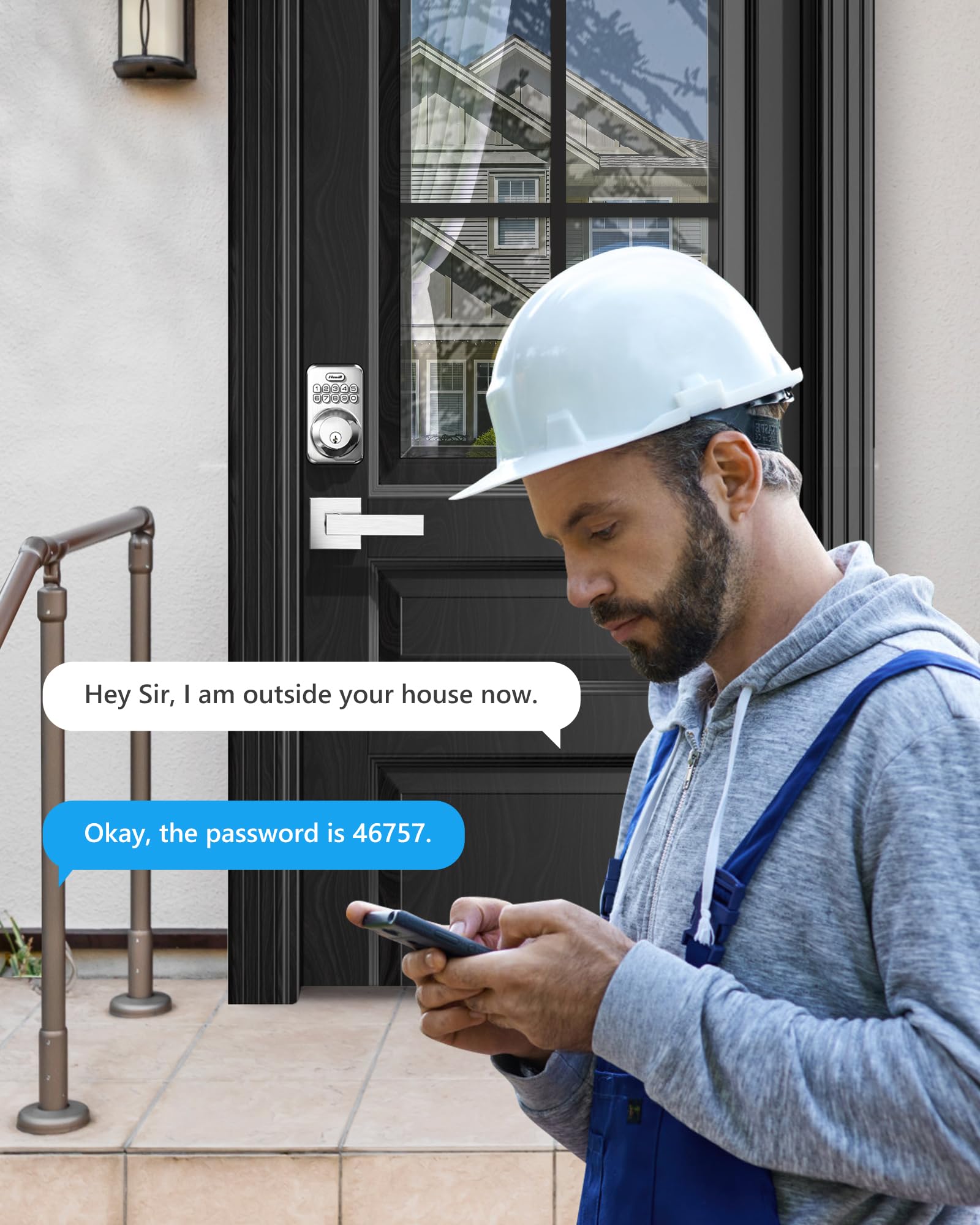 Zowill anti-peeping keypad enhances privacy while maintaining quick access.