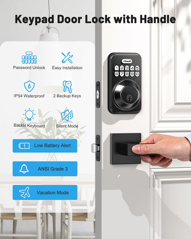 Zowill weatherproof IP54 exterior lock protected from the elements