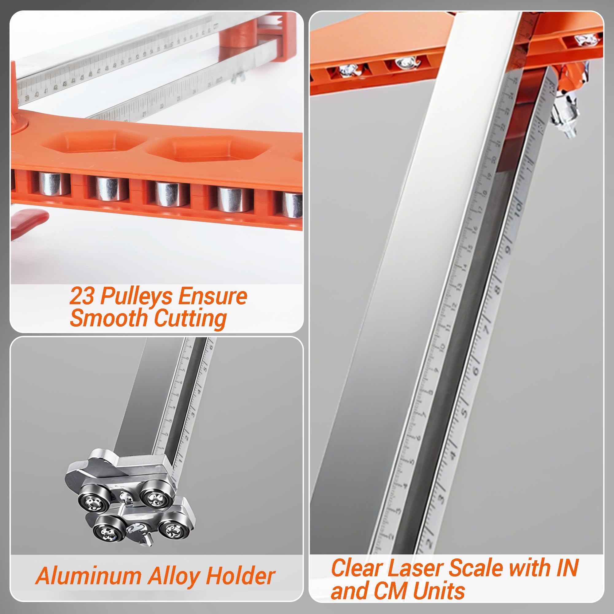 ZOYACREATE drywall cutting tool dual-positioners ensure stable guide for precise cuts