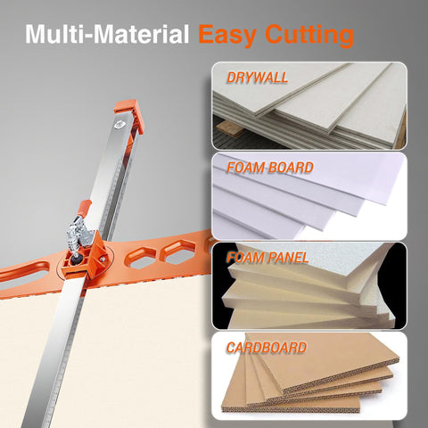 ZOYACREATE drywall cutting tool folded compact for quick packing and storage