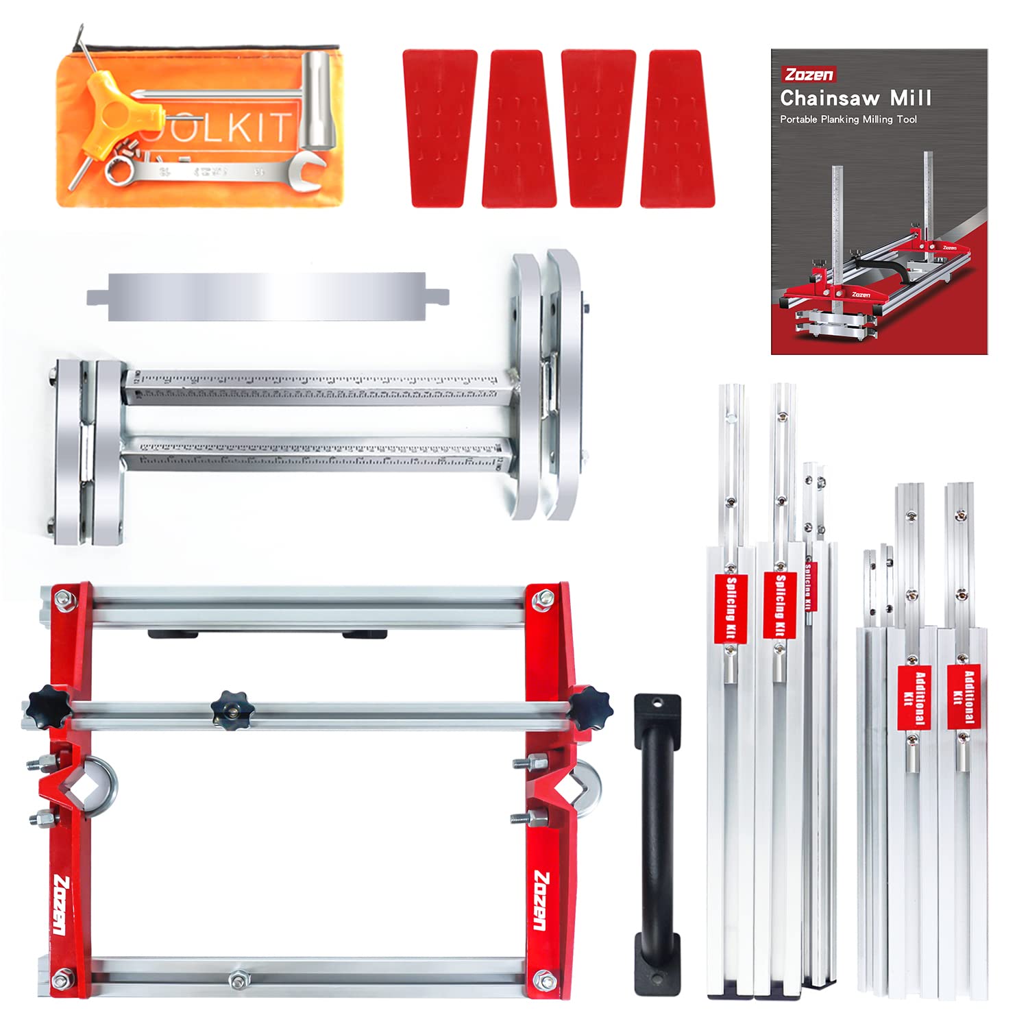Zozen included wedges speed up setup and alignment.