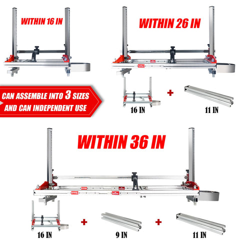 Zozen's portable design makes remote log milling easy.