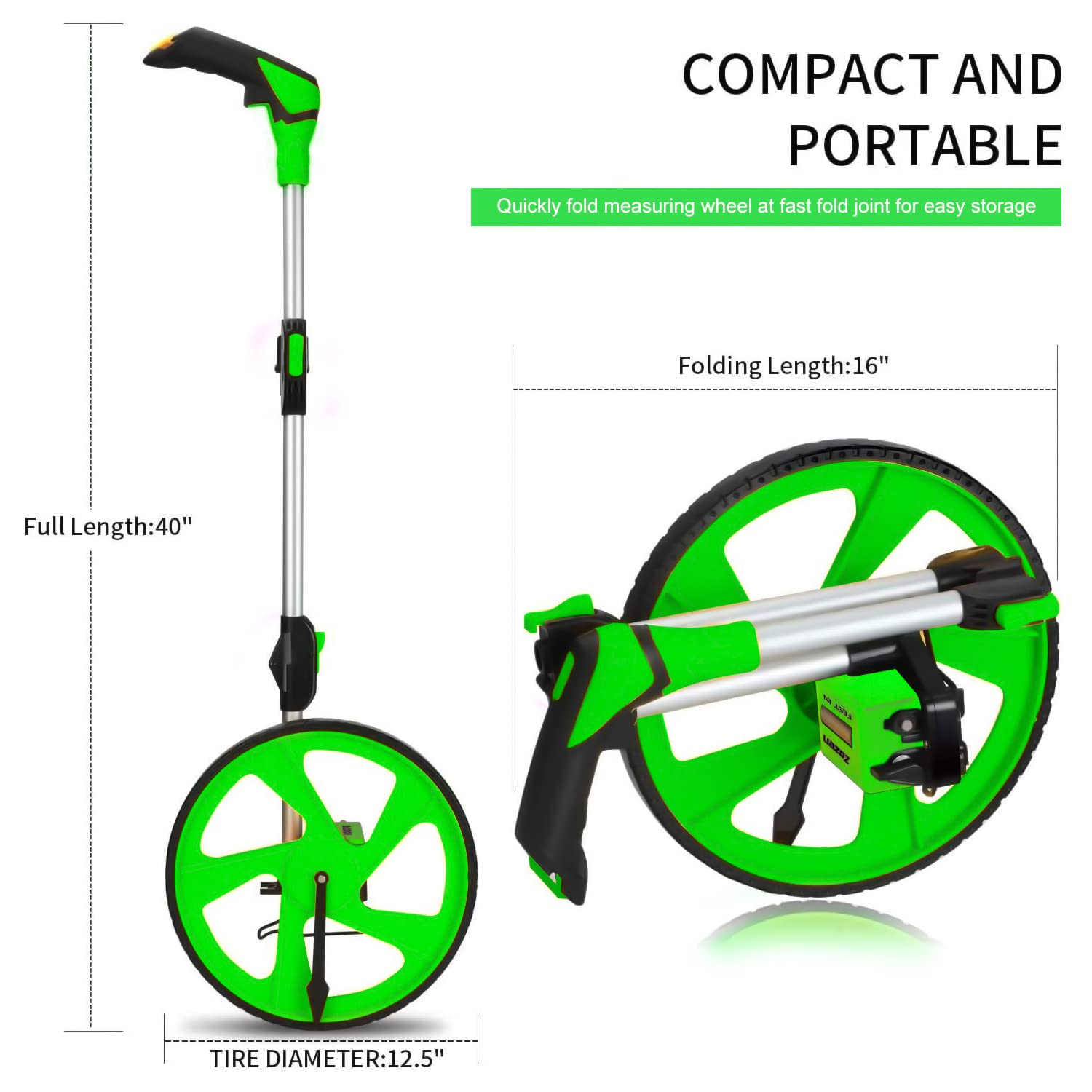 Zozen wheel with kickstand keeps it steady during use.