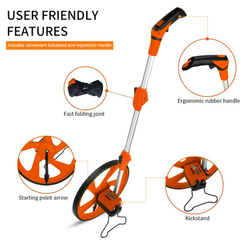 Zozen wheel with one-key reset for quick measurement recalibration.