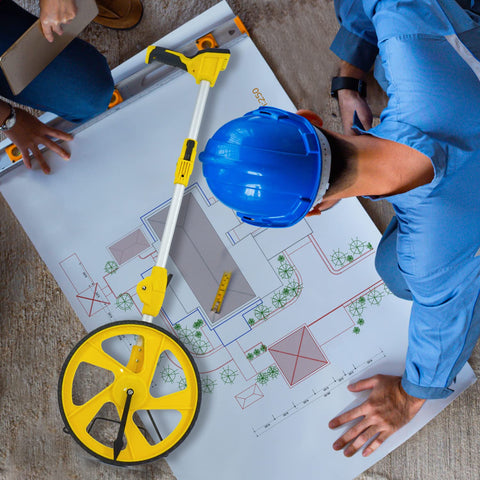Zozen measuring wheel suitable for real estate, construction, and landscaping tasks.