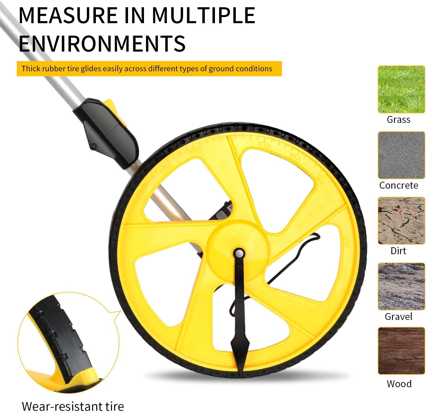 Zozen measuring wheel backbag enables convenient carrying.