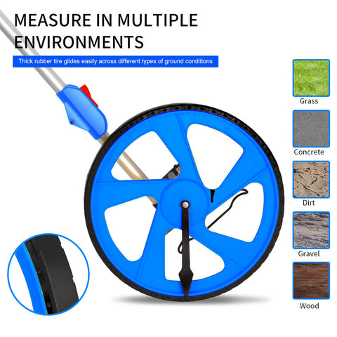 Zozen Measuring Wheel backpack included for easy transport.