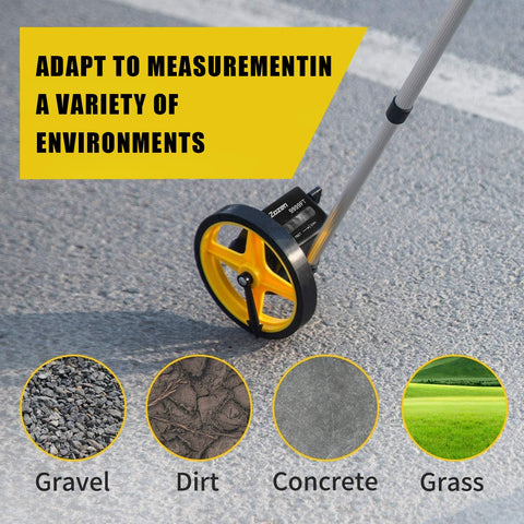 Zozen measuring wheel carry bag displaying portable storage option.