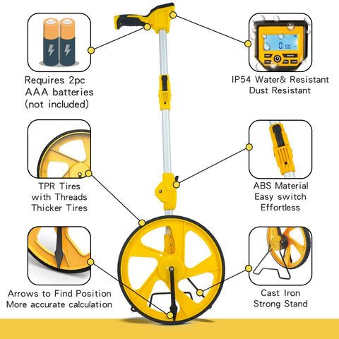 Zozen measuring wheel carrying bag enables convenient transport.
