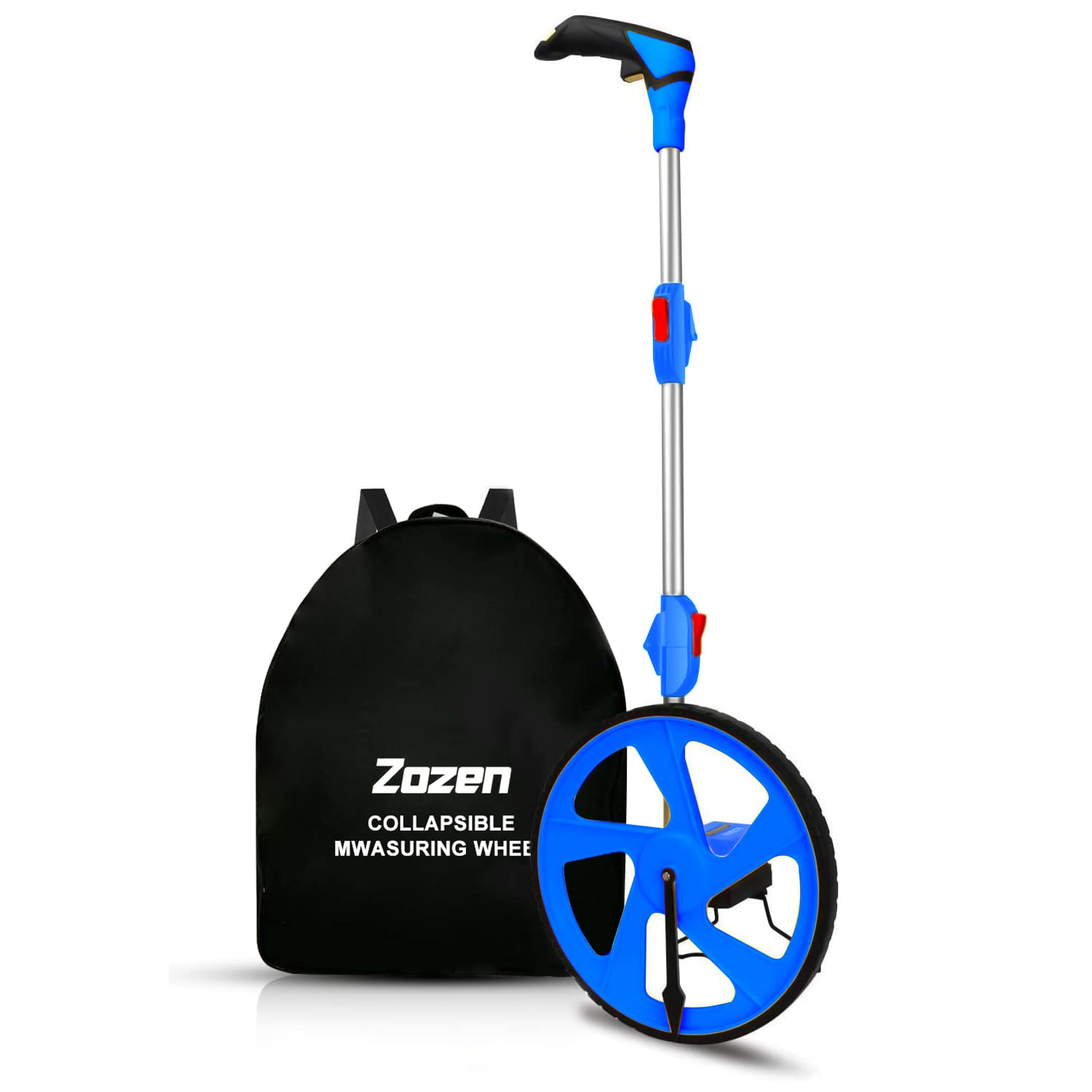 Zozen Measuring Wheel folded compact for easy transport.