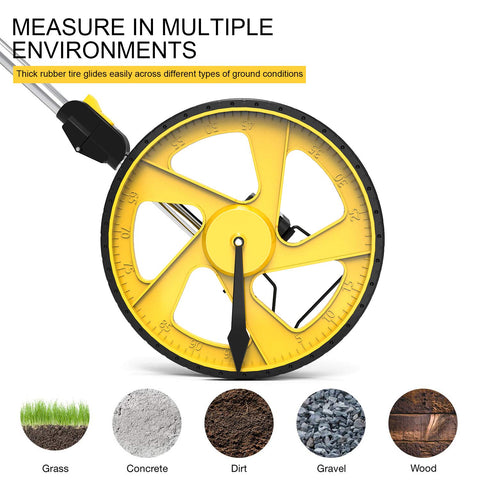 Zozen measuring wheel one-key-reset feature enables quick recalibration.