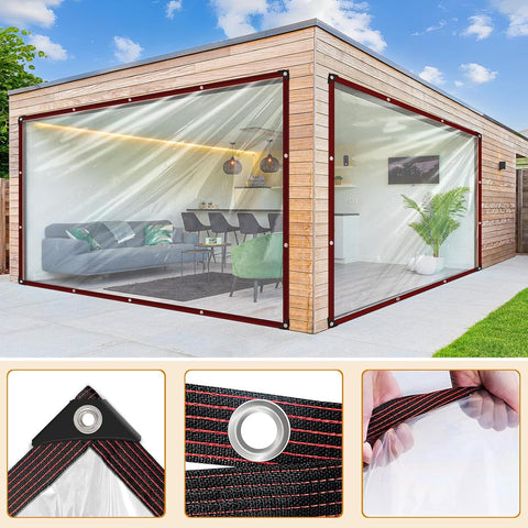 ZOZIJIU Translucent tarp preserves light for greenhouse plants