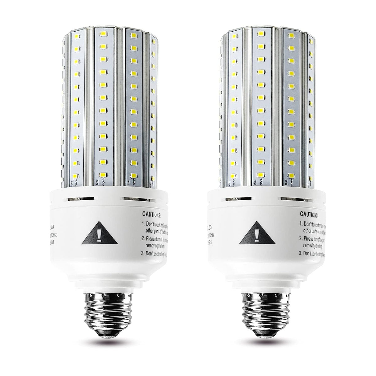 ZP 2-pack LED bulb 5000K instant brightness for indoor and outdoor spaces.