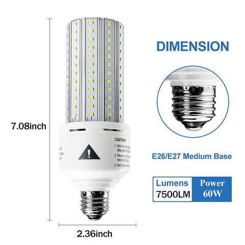 ZP 2-pack LED bulb with E26/E27 base for easy replacement.